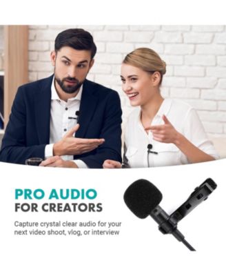 LV4-C Cardioid XLR Lavalier Microphone - Phantom Powered