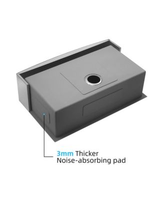 huluwat 33x21x10inch Farmhouse Apron Single Bowl Kitchen Sink Stainless Steel