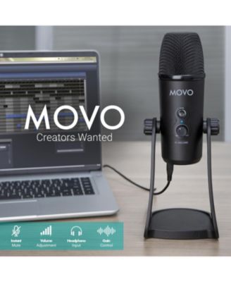 UM700 Desktop Studio USB Microphone with Stereo, Cardioid, Omnidirectional, and Bi-Directional Polar Patterns
