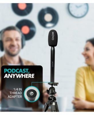 WMX-HM Handheld Interview Mic Handle for Wireless Microphone Transmitters