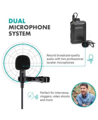 Edge-OP-Duo Dual Wireless Lavalier Microphone for Osmo Pocket 1 and 2