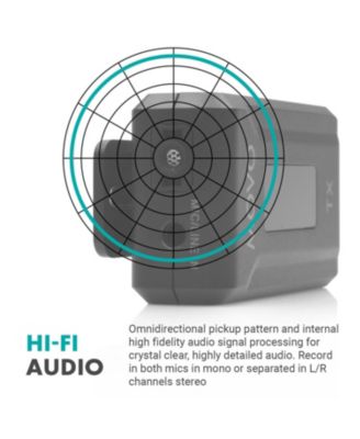 WMX-2-C-DUO Dual Wireless Lavalier Microphone System with Charging Case for iPhone 15 and up