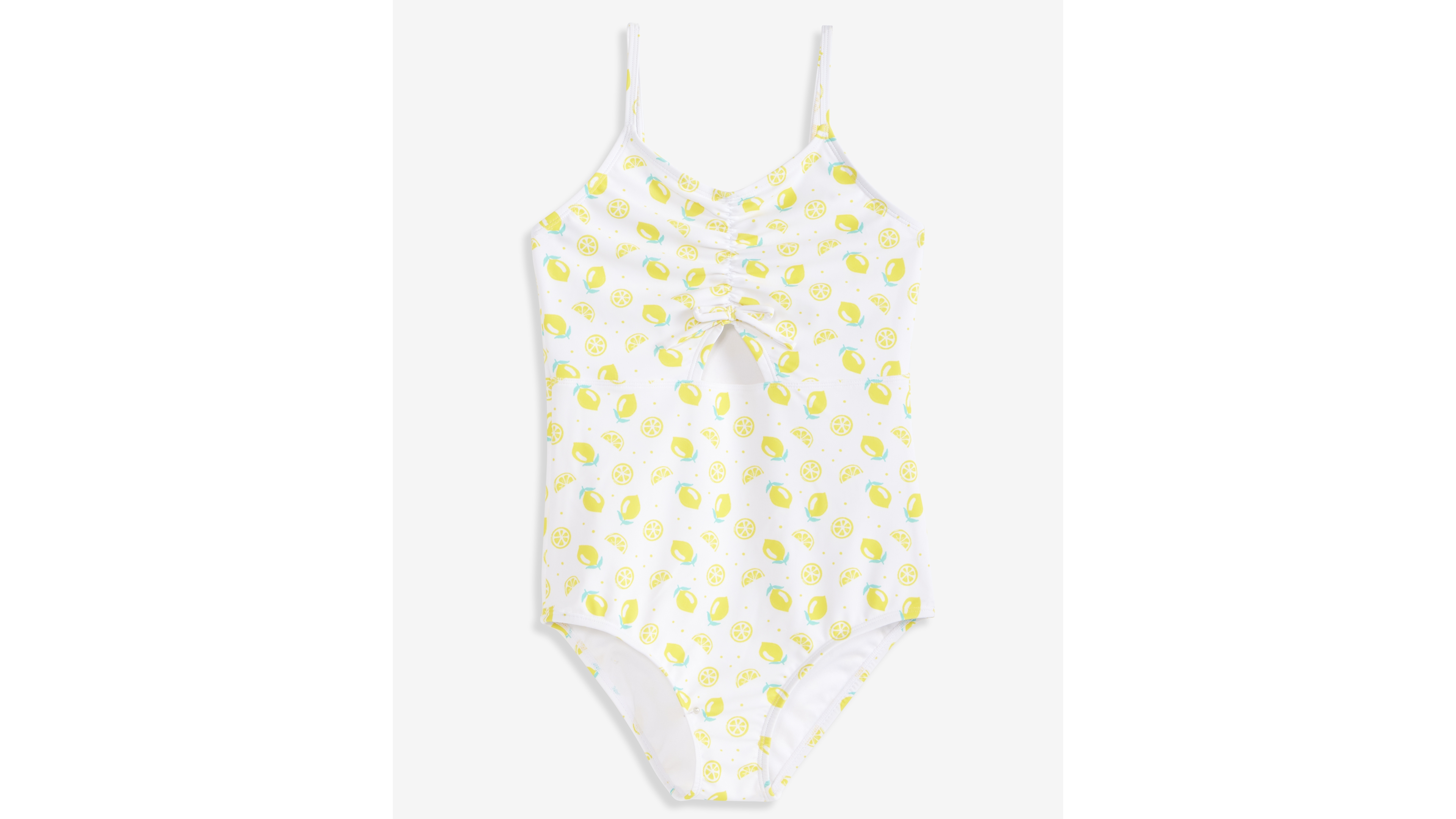 Epic Threads Girls' Xs-xl Lemon-Print Cutout One-Piece Swimsuit, Macy's Exclusive