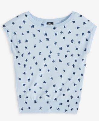 Petite Cap-Sleeve Sweater