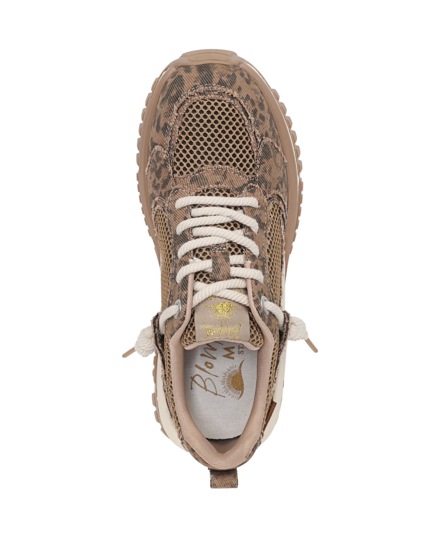 Женские кроссовки Blowfish Malibu Leotina Slip-On, цвет: Леопардовый холщовый / Сетчатый — фото 4