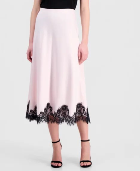 Petite Pull-On Flared Skirt - Soft Blossom