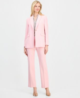 Women's Notched-Collar One-Button Blazer