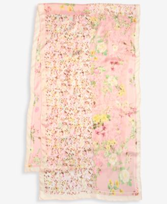 Mixed Floral Print Scarf