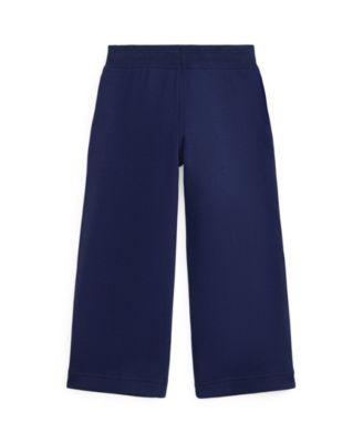 Girls' 2T-6X Wide-Leg Double-Knit Sweatpants