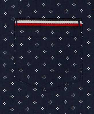 Boys' 2T-7 Point Collar Shirt and Shorts, 2-Piece Set