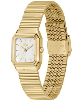 Women's Rene Gold Tone Stainless Steel Mesh Bracelet Watch, 23x30.8mm