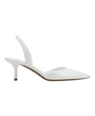 Women's Iced Slingback Kitten Heel Pumps