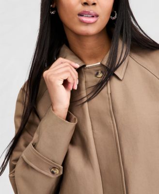 Women's Cropped Bubble-Hem Jacket
