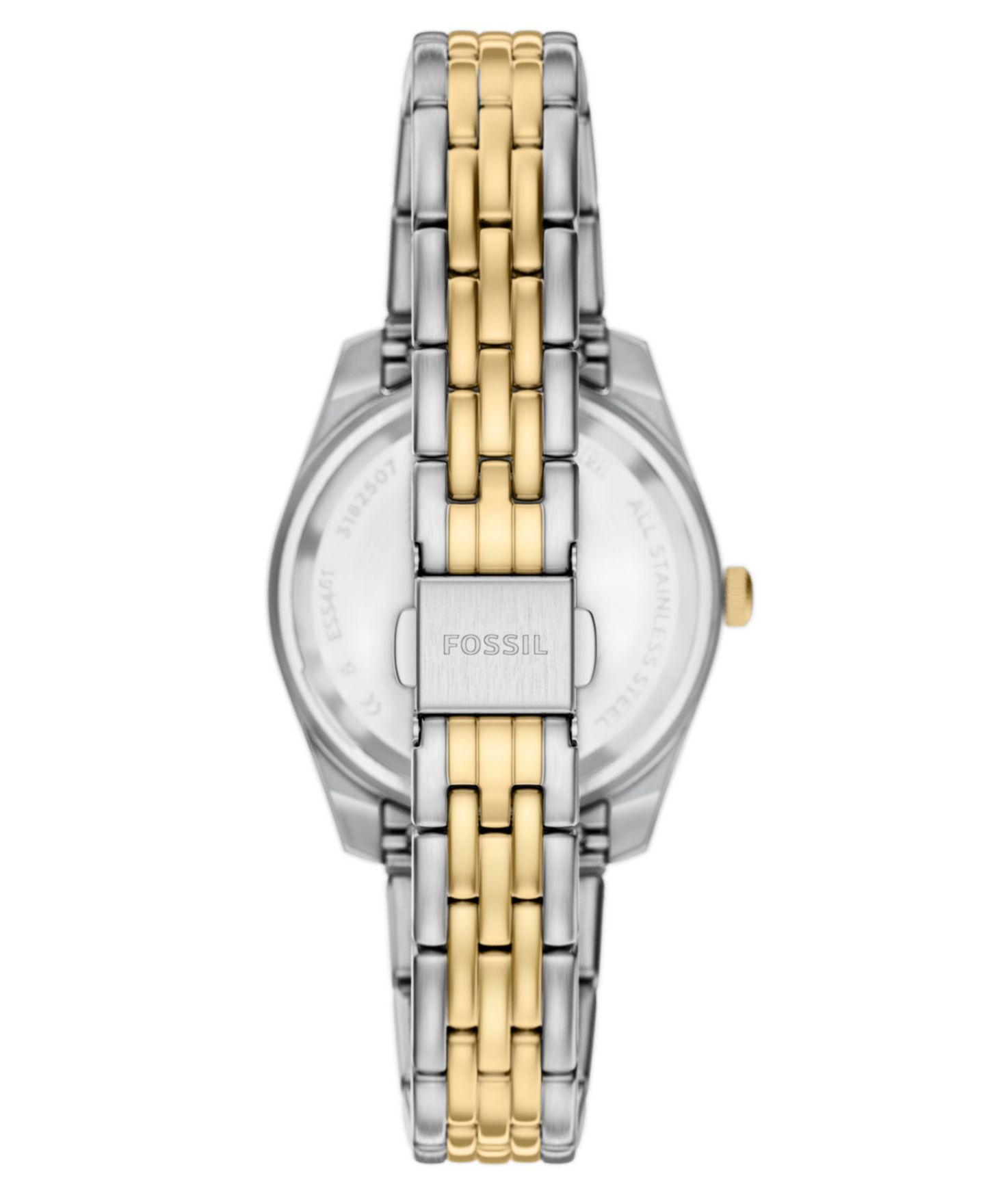 Женские часы Fossil Scarlette Three-Hand Date Two-Tone Stainless Steel Watch, 32mm — фото 2