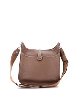 Pre-Owned HERMES PM Evelyne Bag Gen III Clemence