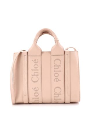 Small Woody Convertible Tote Leather