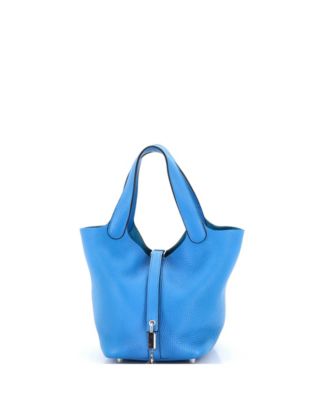 Pre-Owned HERMES PM Picotin Lock Bag Clemence