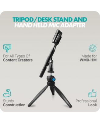 HMT-2 Tabletop Tripod Microphone Stand for Movo WMX-HM and Rode Interview Go