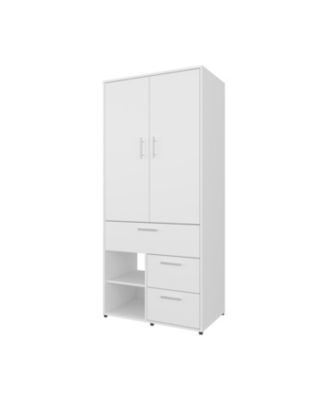 Care Free Multi-Storage Wardrobe with Rod and Shelving