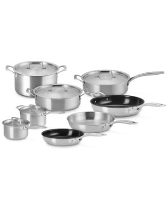 Essential Stainless Steel 13-Pc. Cookware Set