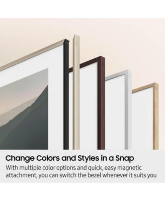 65" The Frame QLED 4K Art Mode Smart TV with a VG-Customizable Bezel - Modern White (2025)