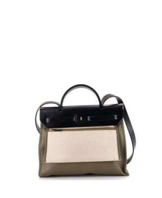 31 Herbag Zip Leather and Toile