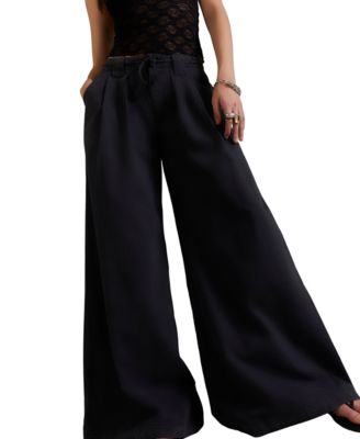 Women's Julien Wide Leg Pull-On Chino Pants