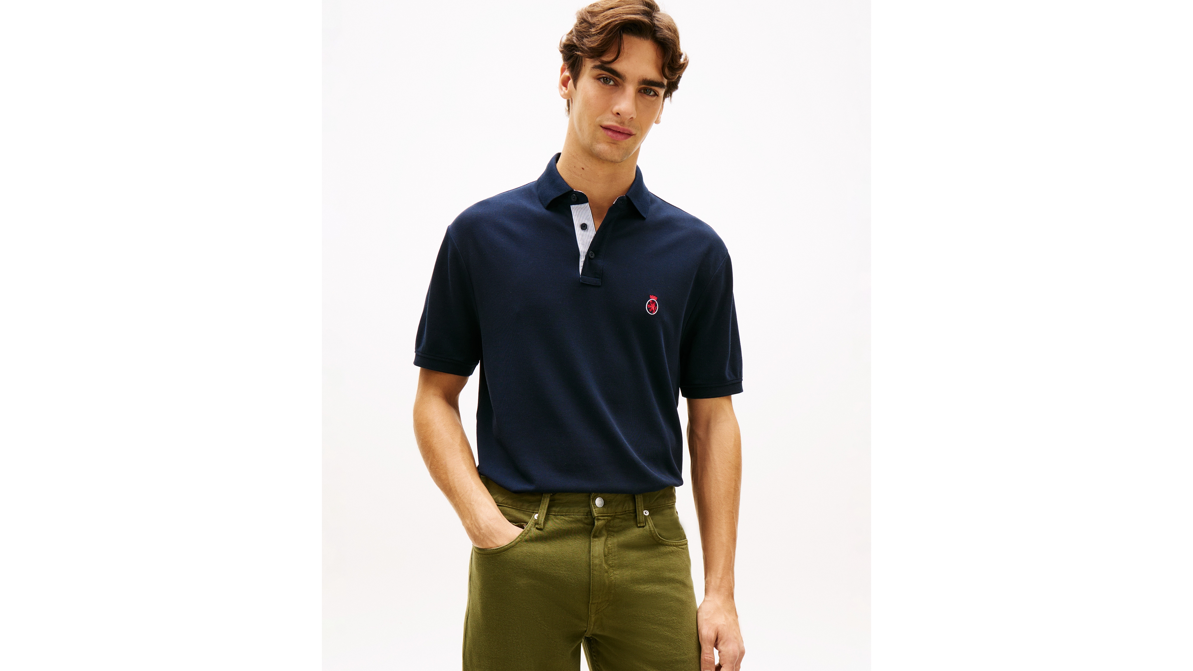 Tommy Hilfiger Men's Archive Crest Classic-Fit Polo Shirt