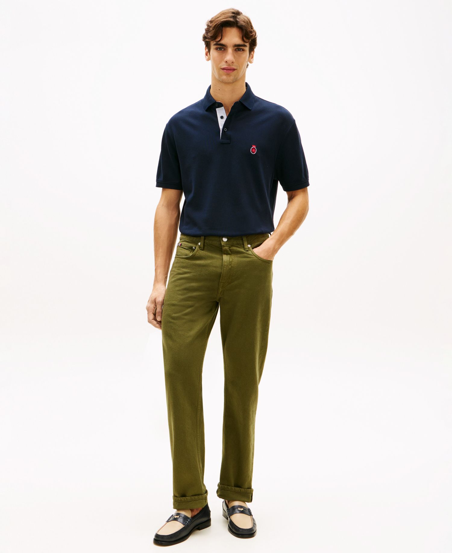 Men's Archive Crest Classic-Fit Polo Shirt