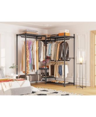 Clothes Rack Heavy Duty Clothing Racks for Hanging Clothes Adjustable Hanging Clothes Rack Garment Rack
