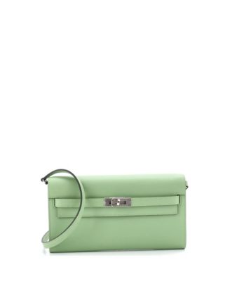 Pre-Owned HERMES Kelly To Go Wallet Evercolor