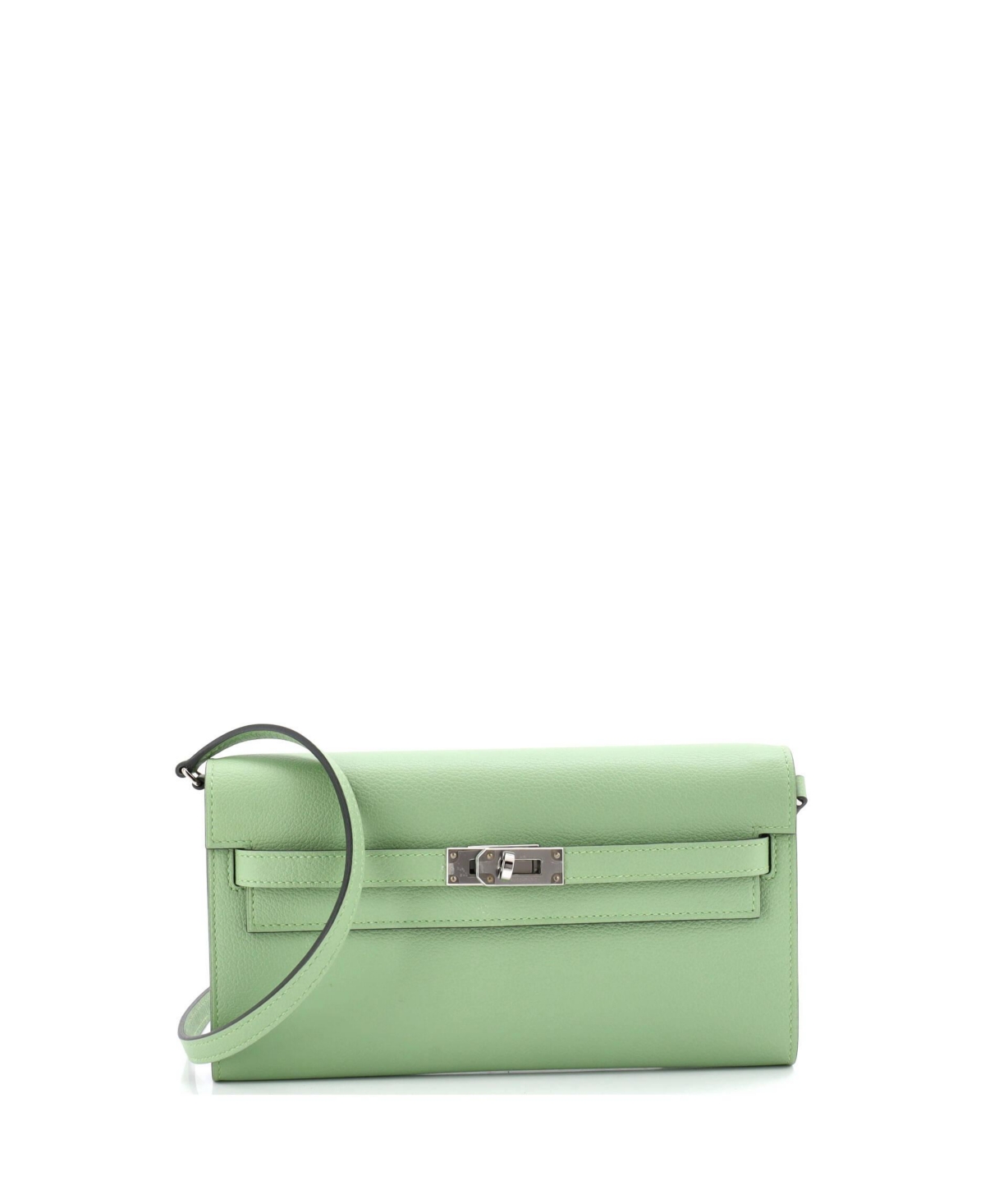 Pre-Owned Hermes Kelly To Go Wallet Evercolor