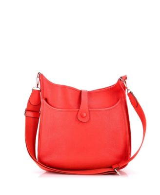 Pre-Owned HERMES PM Evelyne Bag Gen III Clemence