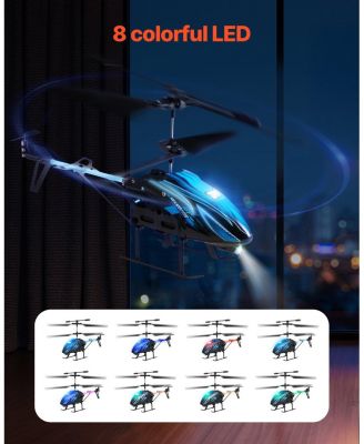 Remote Control Helicopter with LED Lights Gyro Stabilization and Modular Battery