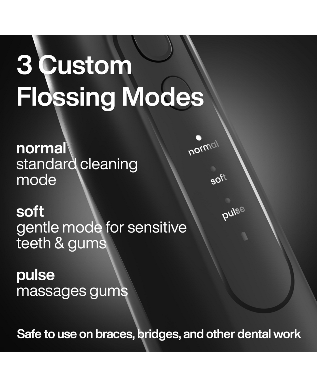 Aquasonic Icon Electric Water Flosser - 150ml Tank, Cordless Rechargeable, Waterproof