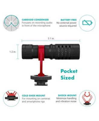 VXR10 Shotgun Mic with WM-VXR10 Wireless Microphone Adapter and Tripod - for Lightning Compatible iPhones, iPads