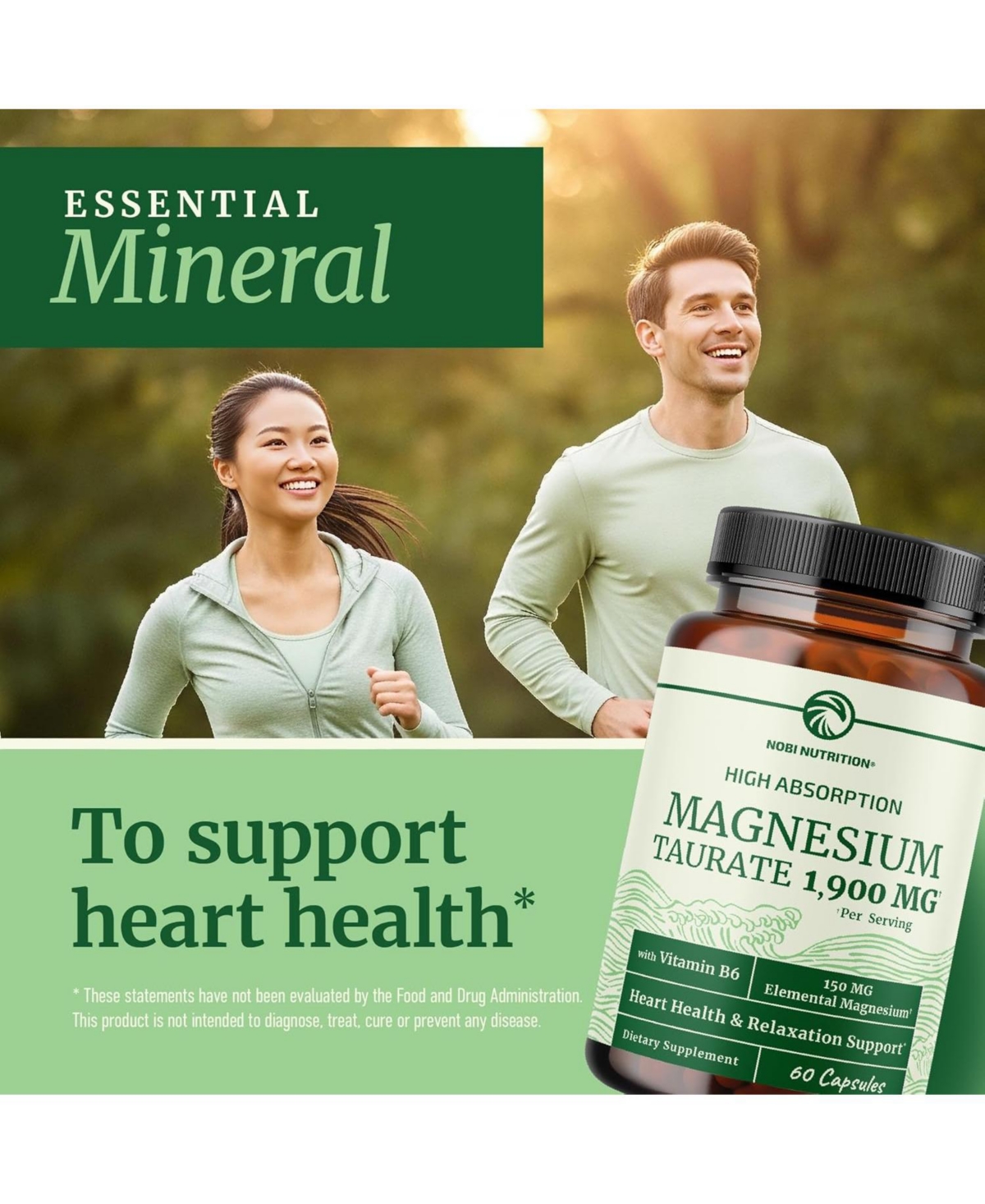 Nobi Nutrition Magnesium Taurate Capsules