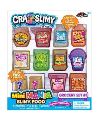Cra-Z-Slimy: Mini Mania Slimy Food: Grocery Set #1