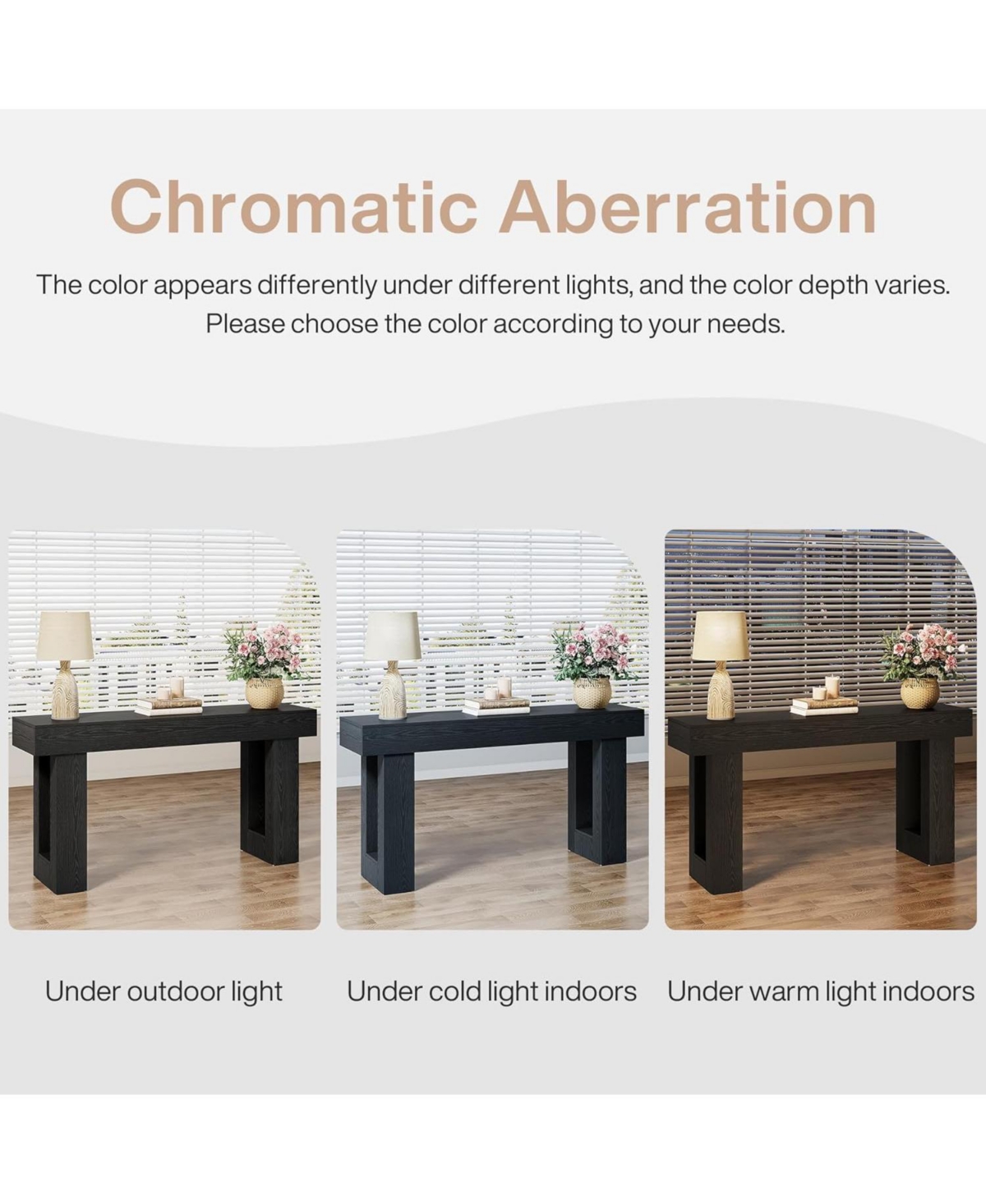 Tribesigns Wooden Console Table