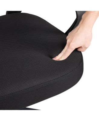 Height Adjustable Mesh Office Chair with Mid-Back, Purple