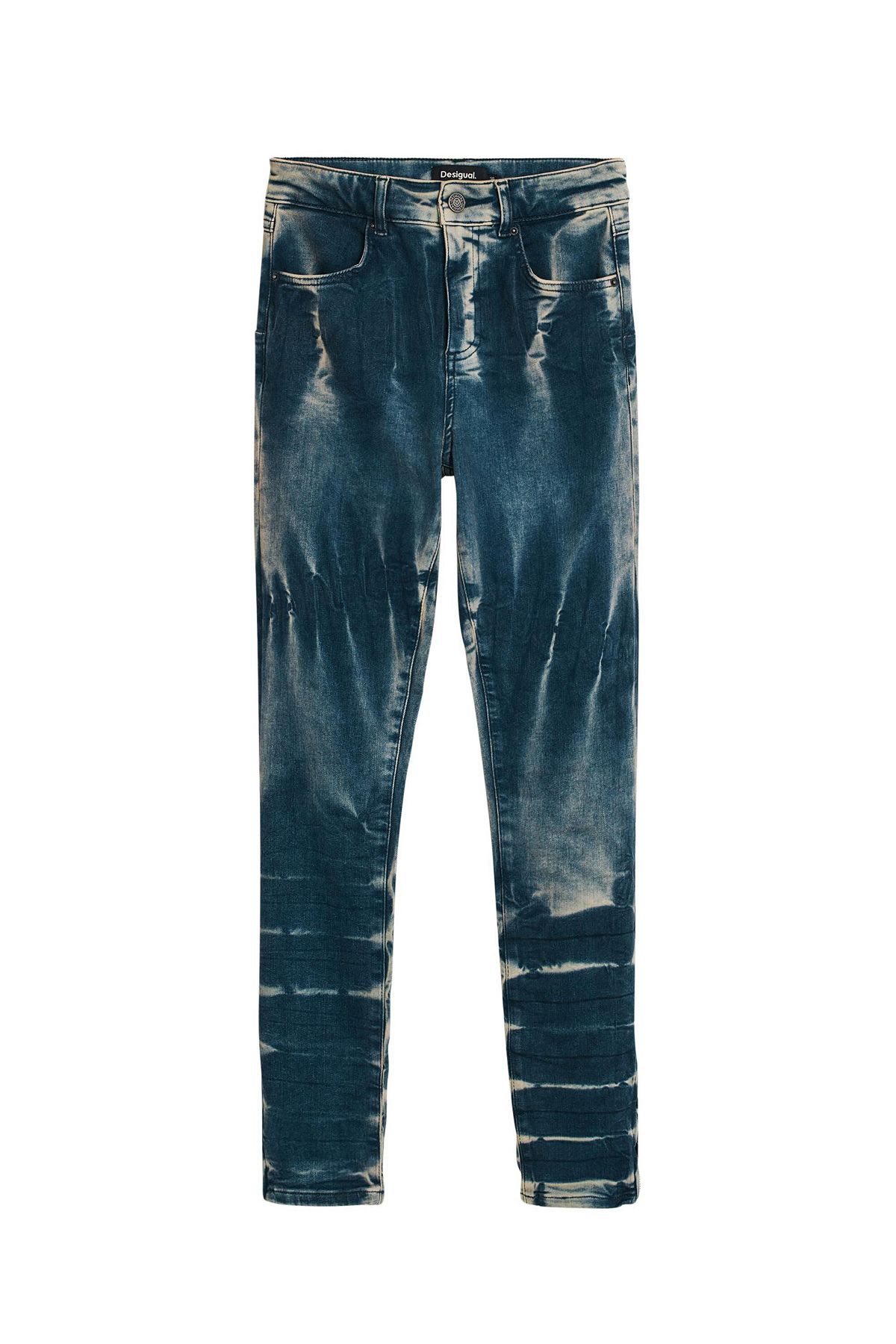 Desigual Women's Tie-dye denim pants view 6 — MAYCSS fashion products