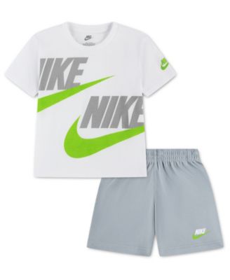 Baby Boys' and Girls' Split Futura T-Shirt and Shorts, 2 Piece Set 