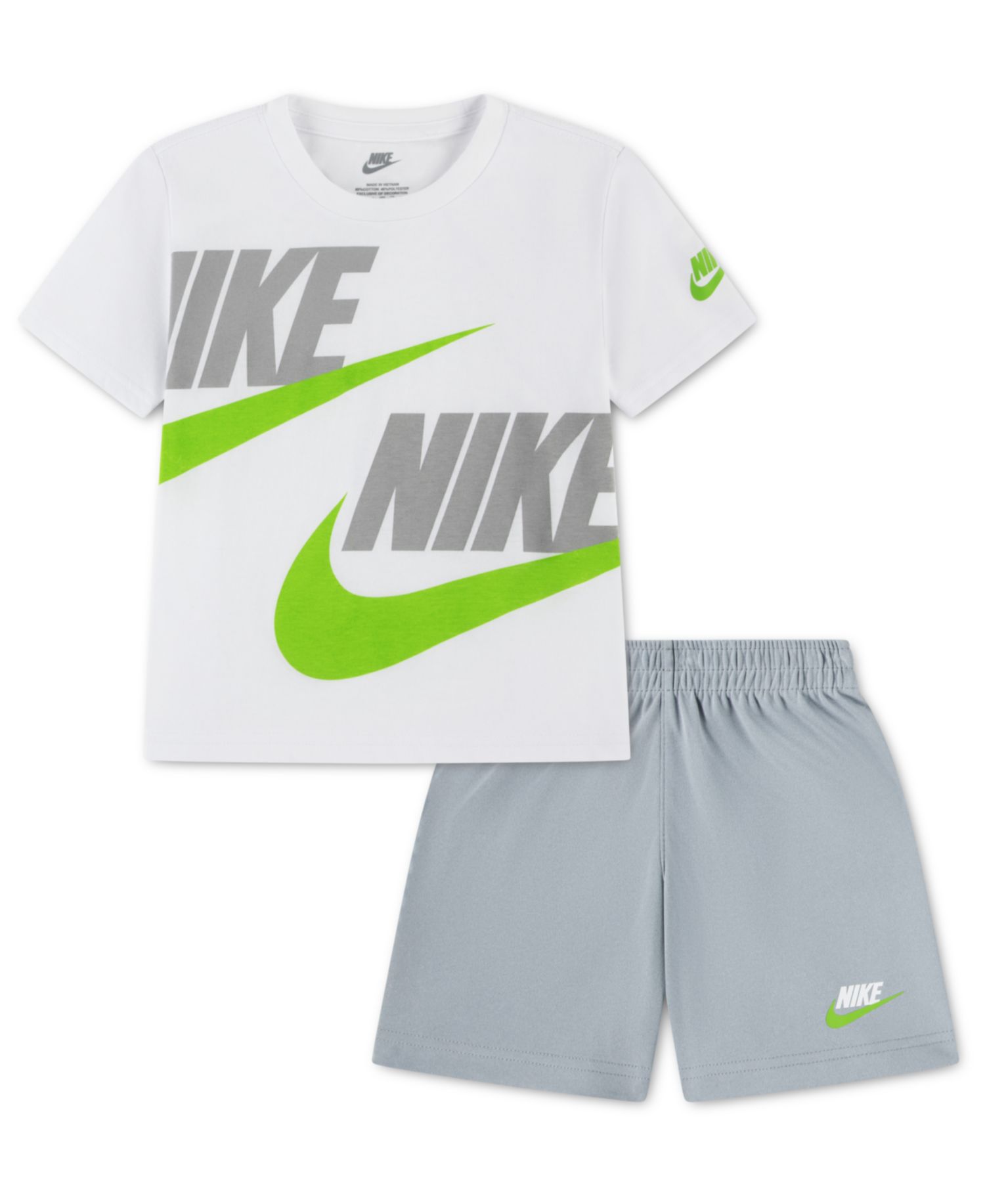 Baby Boys' and Girls' Split Futura T-Shirt and Shorts, 2 Piece Set