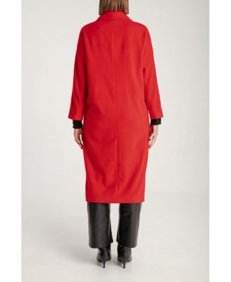 Women's Cashmere Double Breasted Long Coat
