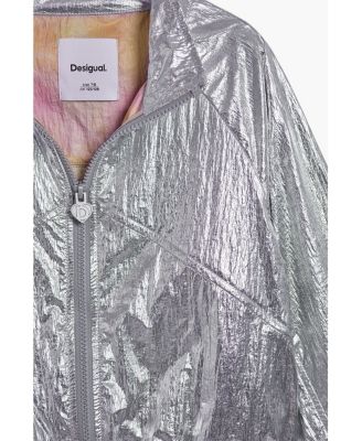 Girls Girls's Reversible silver jacket