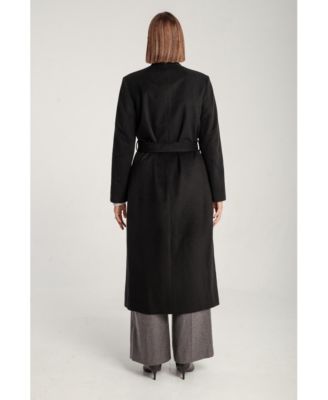Women's Cashmere Belted Long Coat