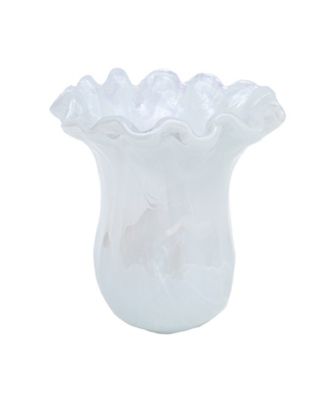 Onda 32 oz. Glass Small Tulip Vase