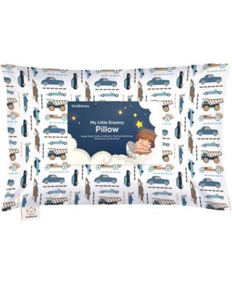 Toddler Pillow with Pillowcase, Small Pillow for Sleeping