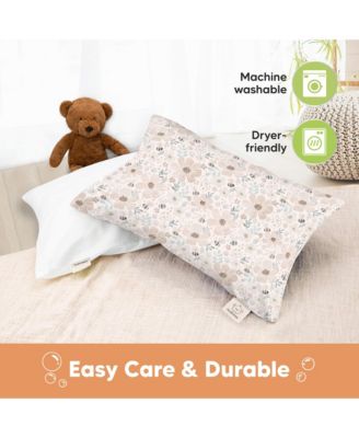 Toddler 13X18 Pillowcase, Soft Waterproof Pillow Protector Cover for Kids, Boys, Girls, Travel