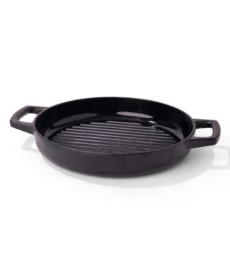 Nori Enameled Cast Iron Grill Pan 11" - Nonstick, Oven Safe and Made without PFAS, PFOA & PTFE - Induction and All Stovetop Compatible